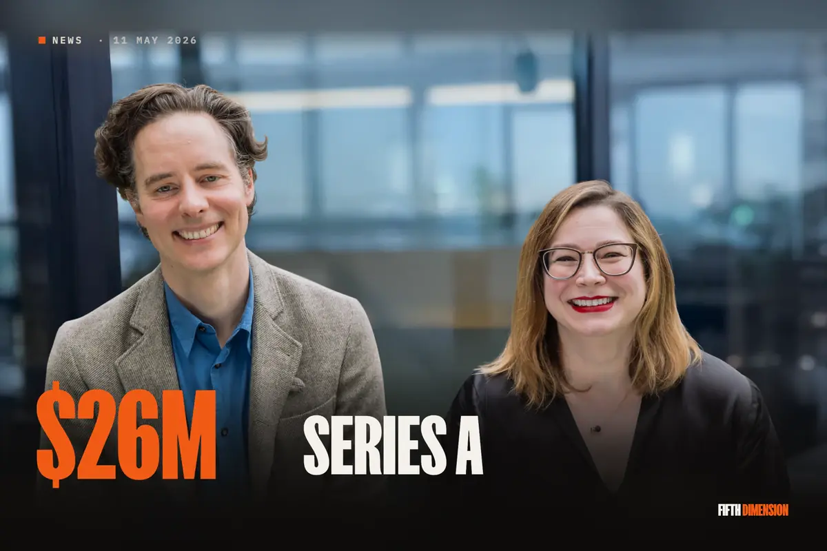 Editorial cover for “Fifth Dimension Raises $26M Series A”